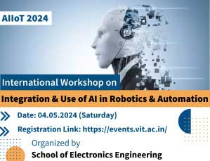 International Workshop on Integration & Use of AI in Robotics & Automation